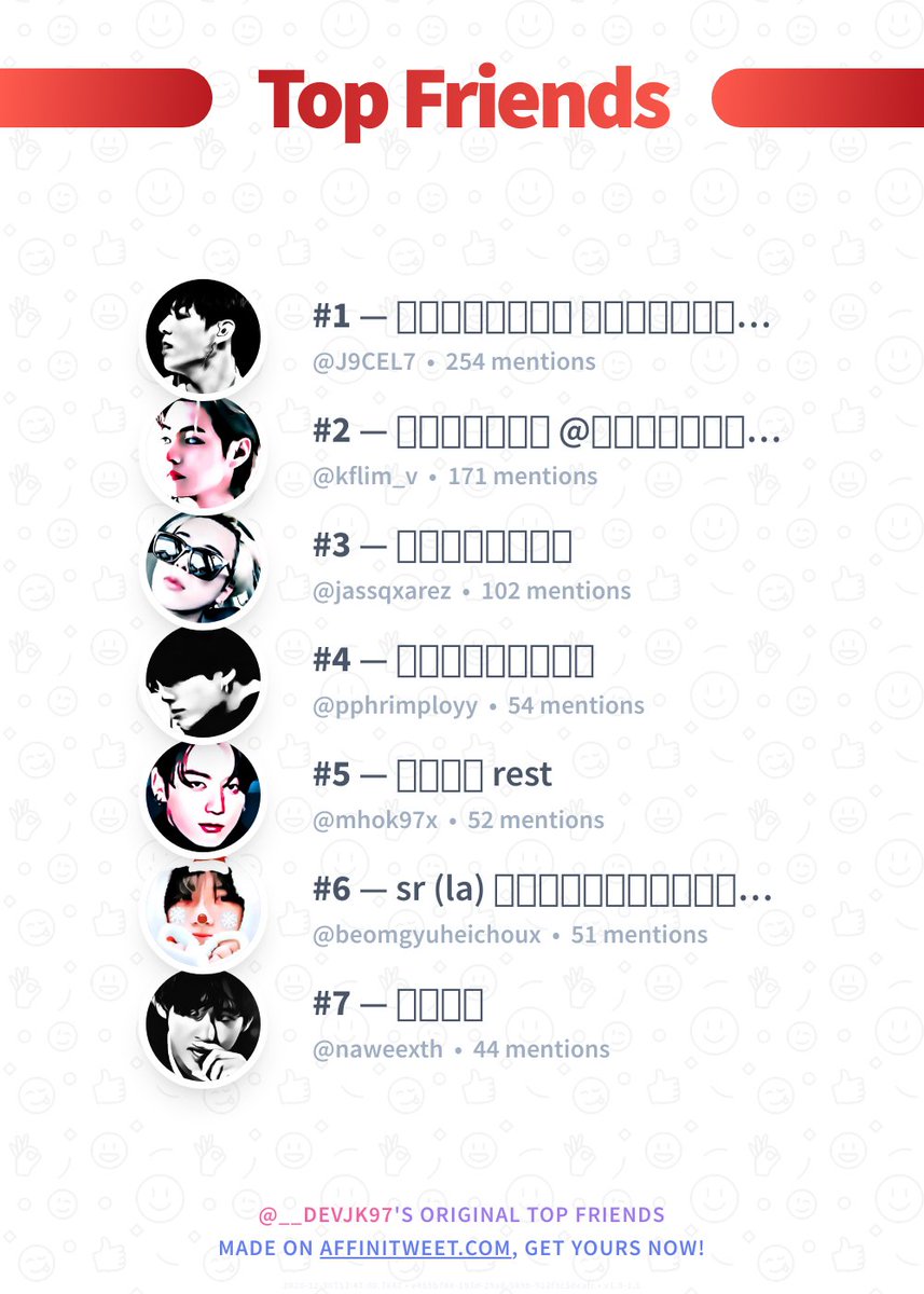 ✨ Top Friends

🥇 <a href="/J9CEL7/">พี่ชิเอลดิสฟอร์แฟน</a>
🥈 @kflim_v
🥉 <a href="/jassqxarez/">close</a>
🏅 @pphrimployy
🏅 <a href="/mhok97x/">หมอก</a>
🏅 @beomgyuheichoux
🏅 @naweexth

➡️ affinitweet.com/top-friends