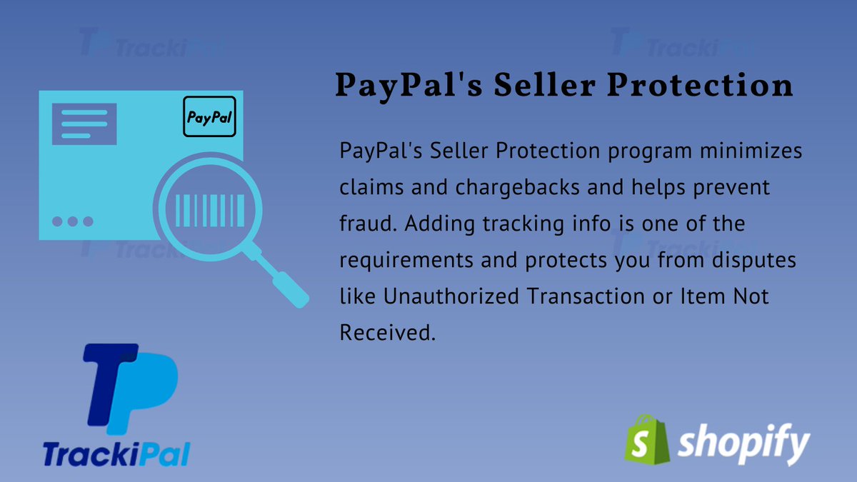TrackiPal_'s tweet photo. You get more protection with #TrackiPal. We automate the tracking that will let #Paypal analyze your transactions for convenient online selling.
#ecommerce #shopify #ecom #shopifydropshipping #shopifyapplication #onlineseller #money #automation #tracking #entrepreneur #mindset https://t.co/hCqlv3C0H9