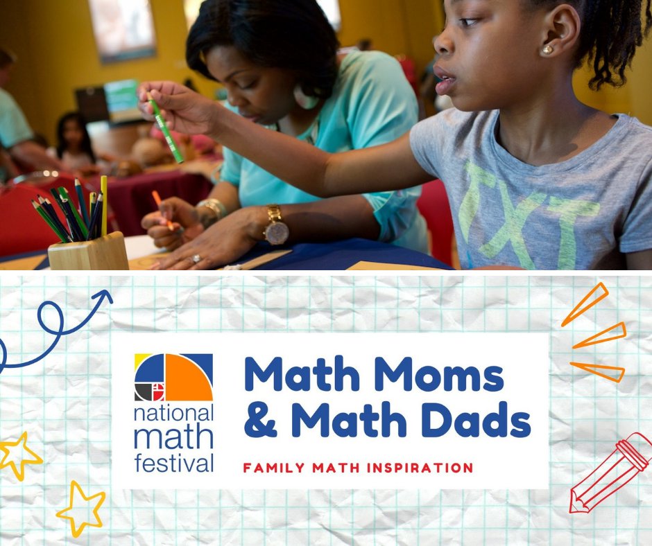 Math Moms &amp; Math Dads is a place for parents and guardians of kids of all ages to share ideas, give and get encouragement and ask questions. Join our group today! ow.ly/EMik50CWZDE #Math #2021NMF #MTBoS
