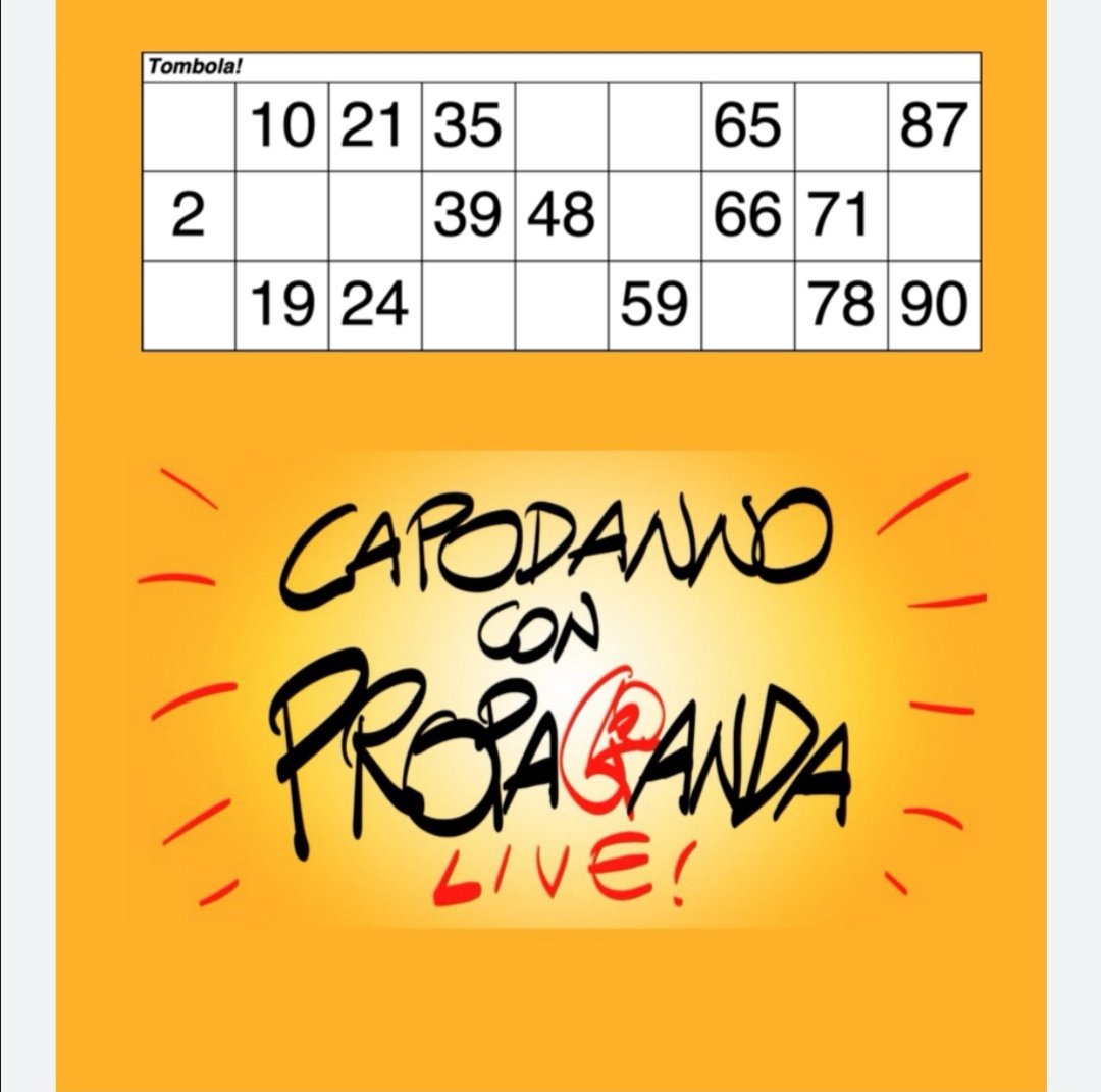 Tutta la famiglia è pronta per il capodanno con Propaganda! #propagandalive #propagandatombola