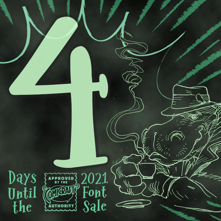 RichStarkings's tweet photo. The Fabled @Comicraft New Year's Day Font Sale is almost here https://t.co/tkrugvbOcm font families just $20.21 each for #OneDayOnly !!! #comicfonts #fonts #fontsale https://t.co/H6Ai0Pyd85