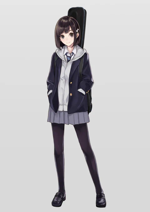 来年は楽器女子たくさん描きたい #今年も残りわずかなので今年一番伸びた絵を貼る見た絵描きさんも強制でやる 