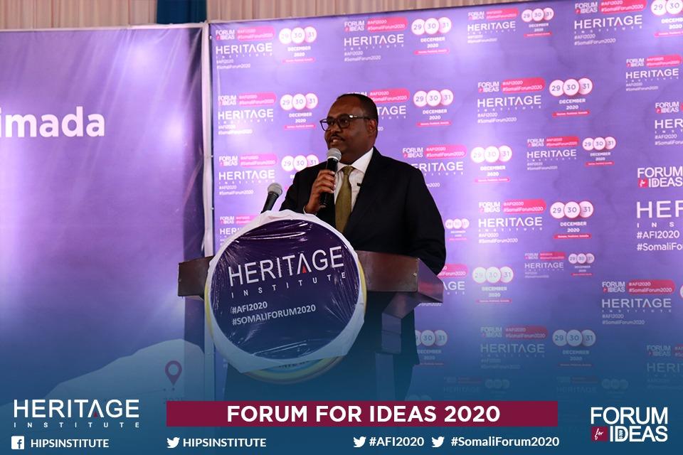 Aynte's tweet photo. #Puntland president @SaidAbdullahiDe just opened the 4th Annual Forum for Ideas (AFI) taking place in #Garowe. He thanked @HIPSINSTITUTE for holding #AFI2020 inside #Somalia for the first time. #SomaliForum2020 https://t.co/NlCqsztGRS