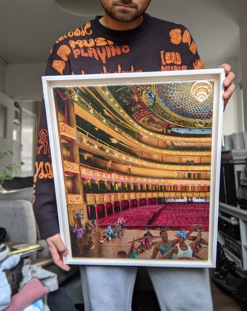 Taking Back the Stage
24 August 2020
Oil on canvas 

It's about what I don't see and why I don't feel comfortable. It's about what these individuals did/doing!

<a href="/BalletBlack/">Ballet Black</a>
#GabeStoneShayer
#PearlPrimus 
#RavenWilkinson
#VirginiaJohnson 
<a href="/stephaniekurlow/">Stephanie Kurlow</a>
#GraceandPoiseAcademy