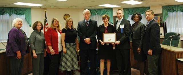 This throwback gem popped up today. <a href="/CrftMeadowsAACP/">Crofton Meadows Elementary School</a> getting awarded our National Blue Ribbon. I’m the only one from this team still calling The Meadows home. #AACPSAwesome
