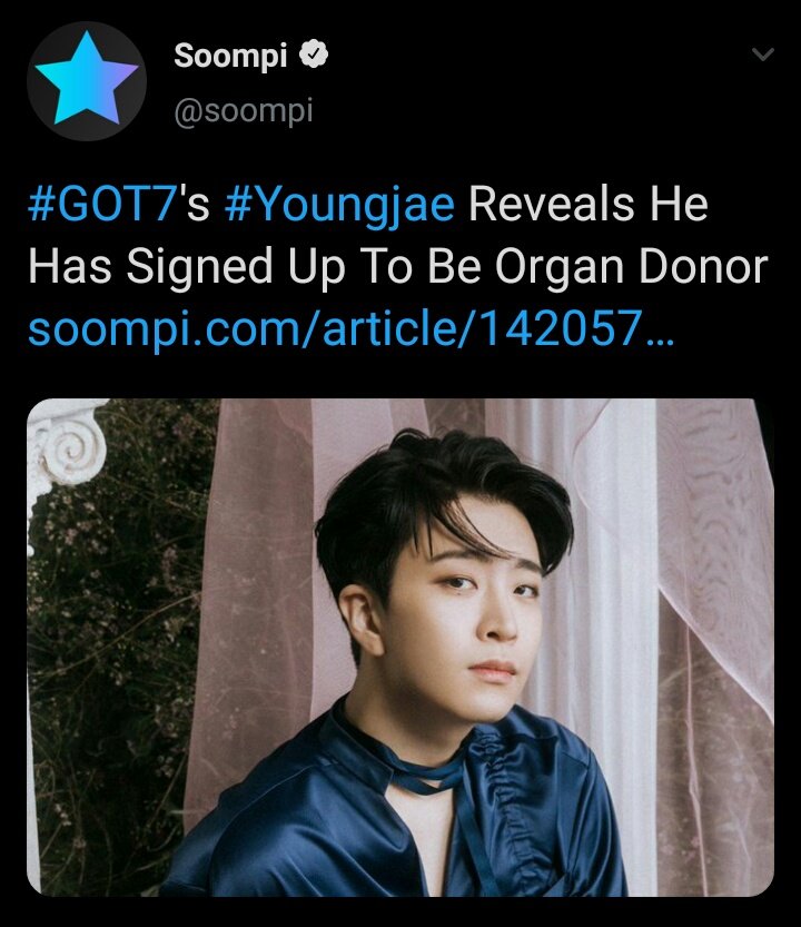 he registered as an organ donor