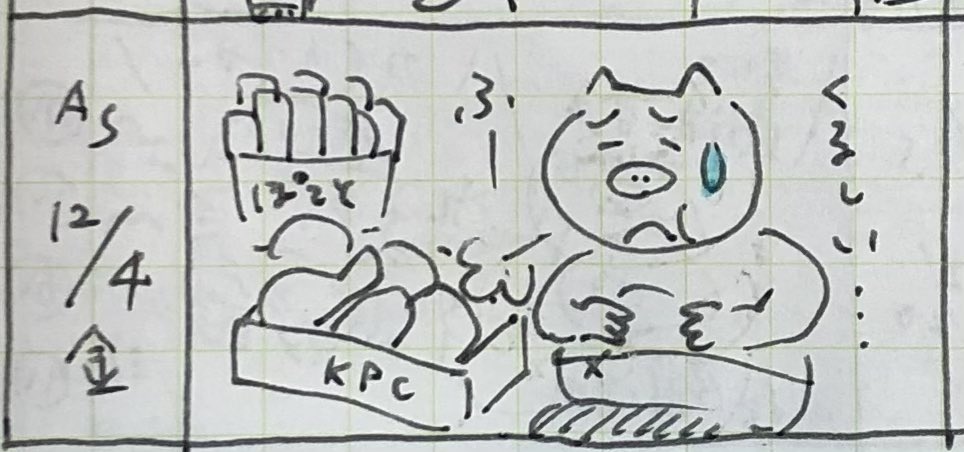 あたひた絵日記 年12月4日 金 もう一つのひた作 ケンタッキー食べすぎて苦しがる夫 ゆる絵 絵日記 夫婦 ゆるいイラスト イラスト 絵 記録 らくがき ケンタッキー ケンタッキーフライドチキン Kfc テイクアウト チキン 食べすぎ あたひた絵日記 年12月4日 金 もう一つのひた作 ケンタッキー食べすぎて苦しがる夫 ゆる絵 絵日記 夫婦 ゆるいイラスト イラスト 絵 記録 らくがき ケンタッキー ケンタッキーフライドチキン Kfc テイクアウト チキン 食べすぎ