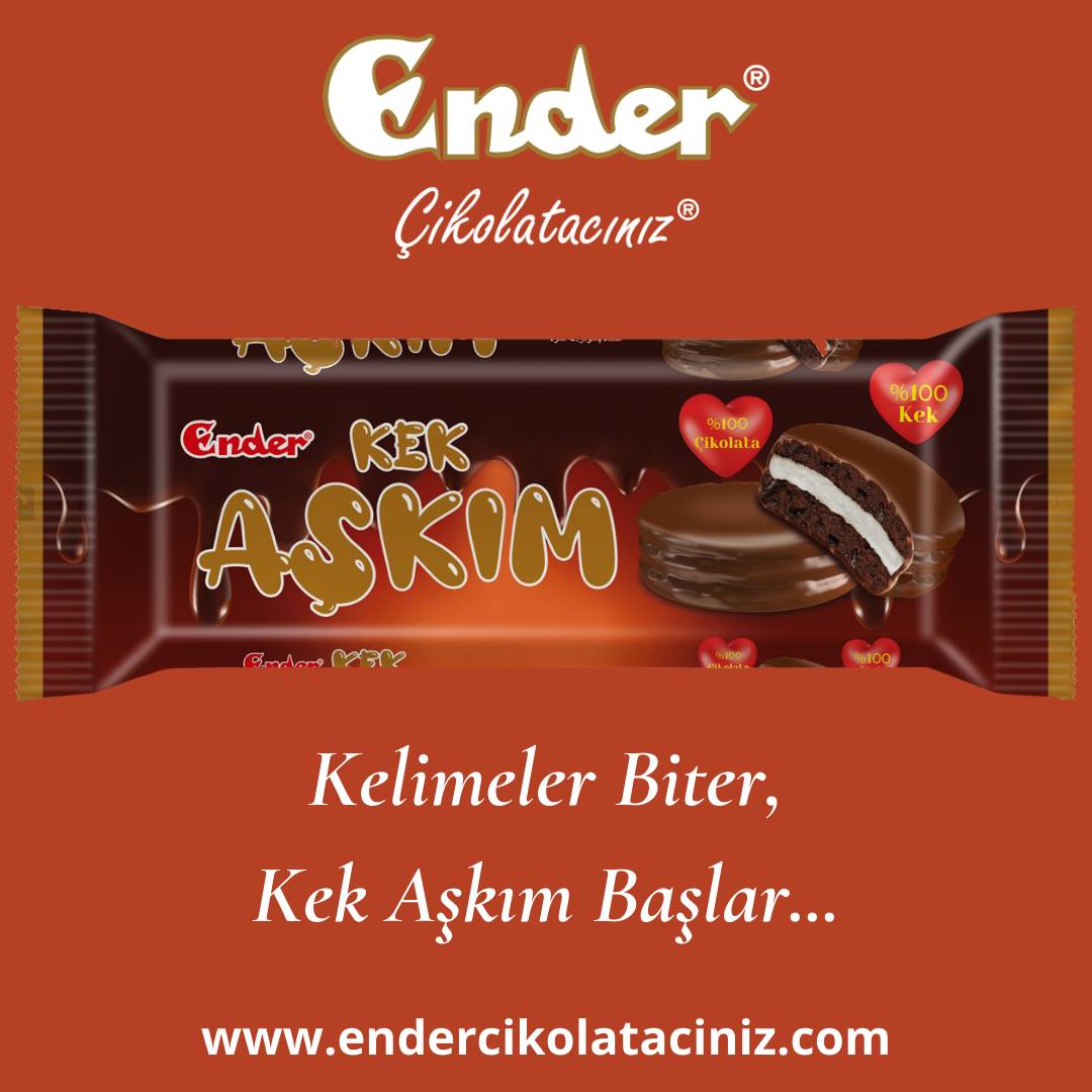 Kelimeler biter, Kek Aşkım başlar. Bu lezzete kelimeler bile yetmez... Şimdi yerel marketler, bayilerimiz, Avcılar fabrika satış mağazamız ve online satış sitemizde. #kekaşkım #kek #çikolatalıkek #cikolata #endercikolata #endercikolataciniz #enderçikolatacınız #enderçikolata