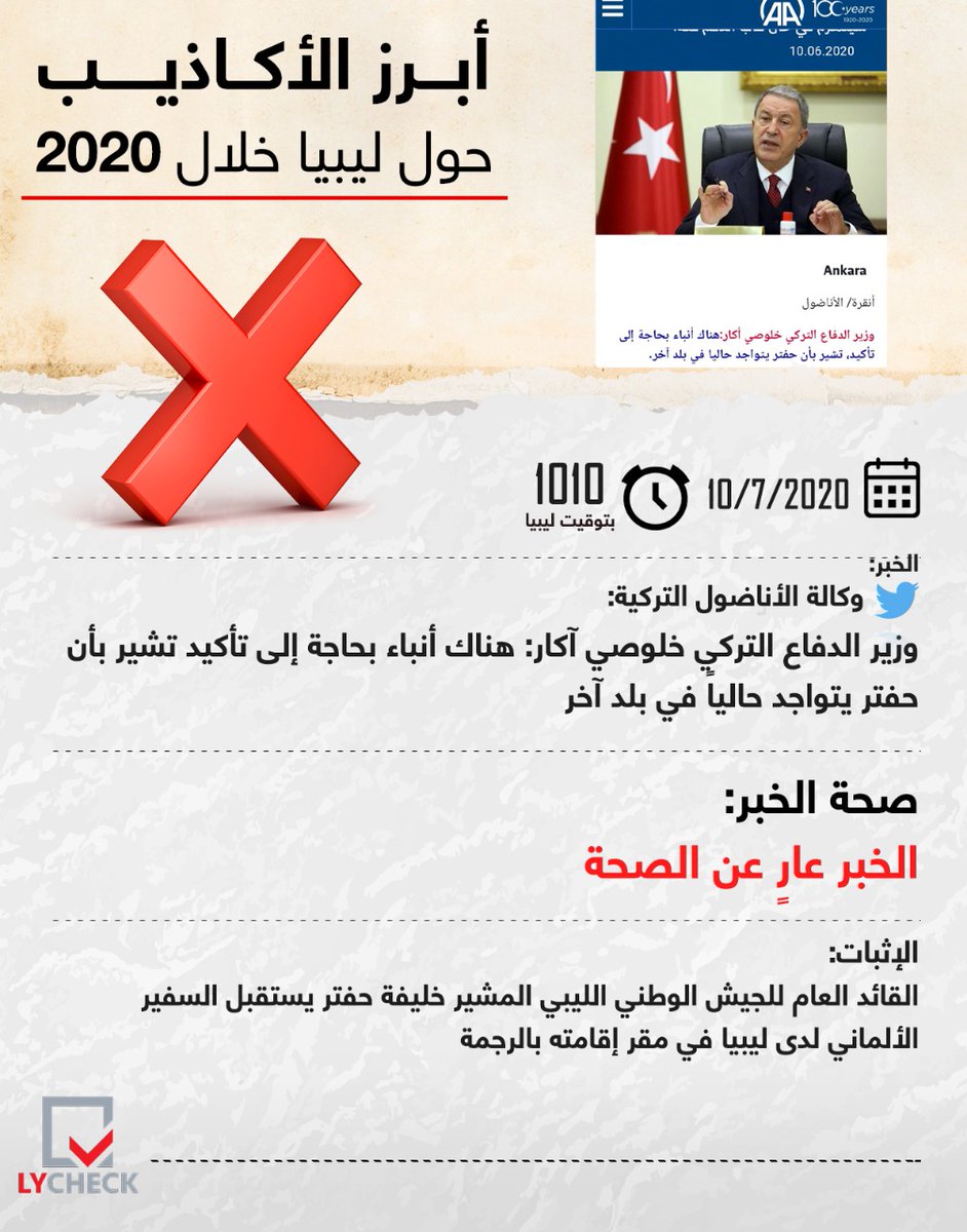 ly_check's tweet photo. عام 2020 .. منصات الإخوان عنوانها "الكذب" 
#ليبيا #ليبيا_تشك https://t.co/aF2fjr0yQh