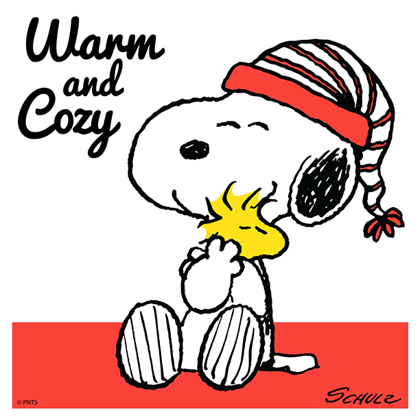 Keeping warm and cozy all day long.