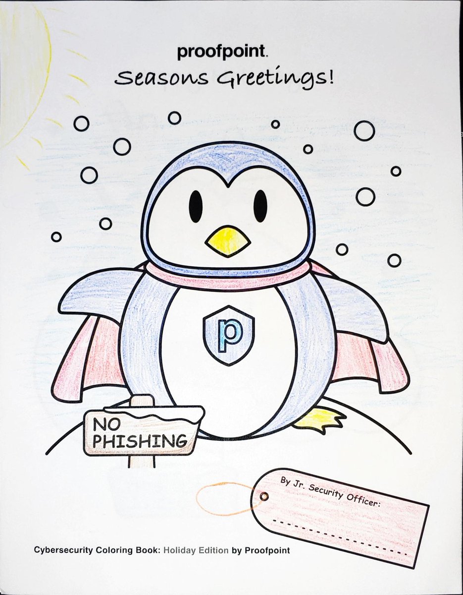 joshmtx's tweet photo. This reminder to not click links in emails brought to you in part by @proofpoint Happy #ProofpointHoliday https://t.co/wCcjolV28I