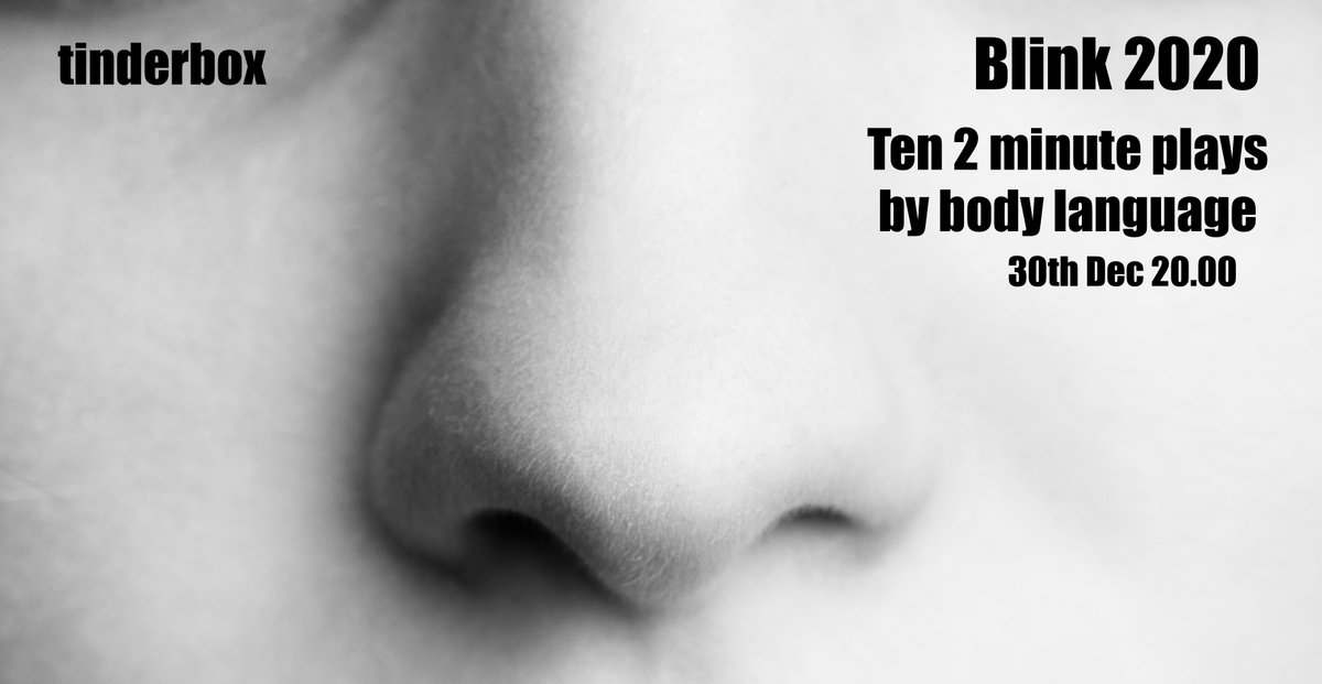 tinderboxNI's tweet photo. Check out Blink tonight at 8pm! 

10 two minute plays by Body Language 

Click on link https://t.co/l0rcjmutQo

Enjoy!

@ArtsCouncilNI https://t.co/DCDspj2jMX