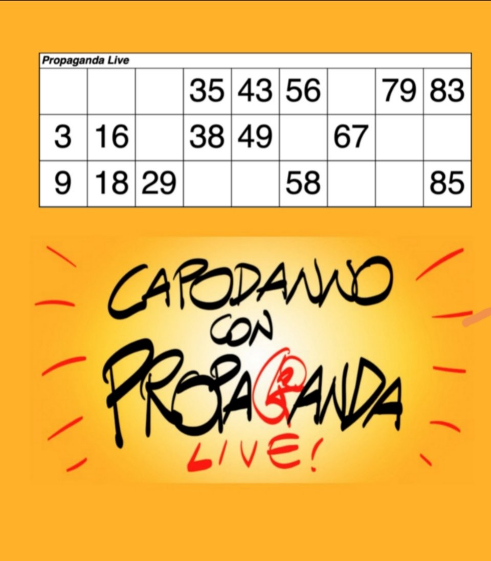 DadoRob's tweet image. #propagandalive #propagandatombola