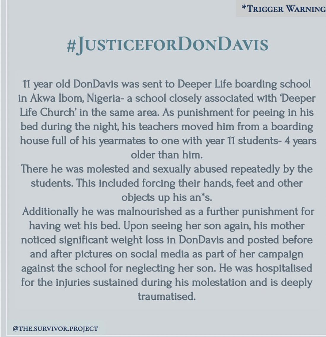 yeraabbey's tweet image. #JusticeForDonDavis