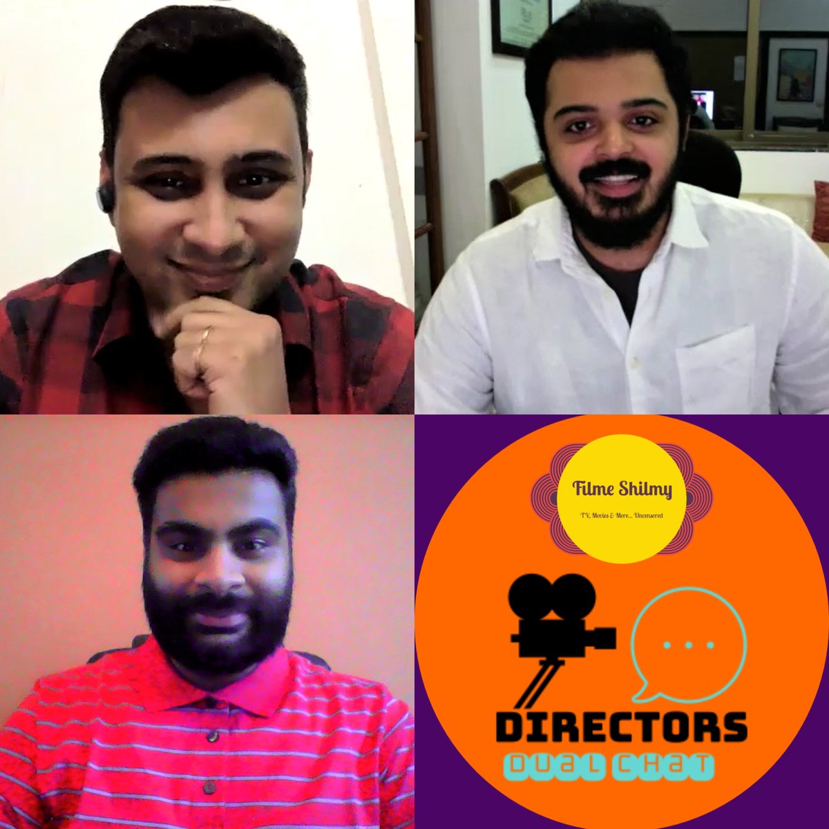 Introducing #DirectorsDualChat on @FilmeShilmy - I bring 2 talented filmmakers for a candid & intriguing panel chat on cinema and beyond. Had a fantastic discussion with #Scam1992's co-director @JaiHMehta and #PaatalLok's @prosit_roy. Watch this space for the interview!