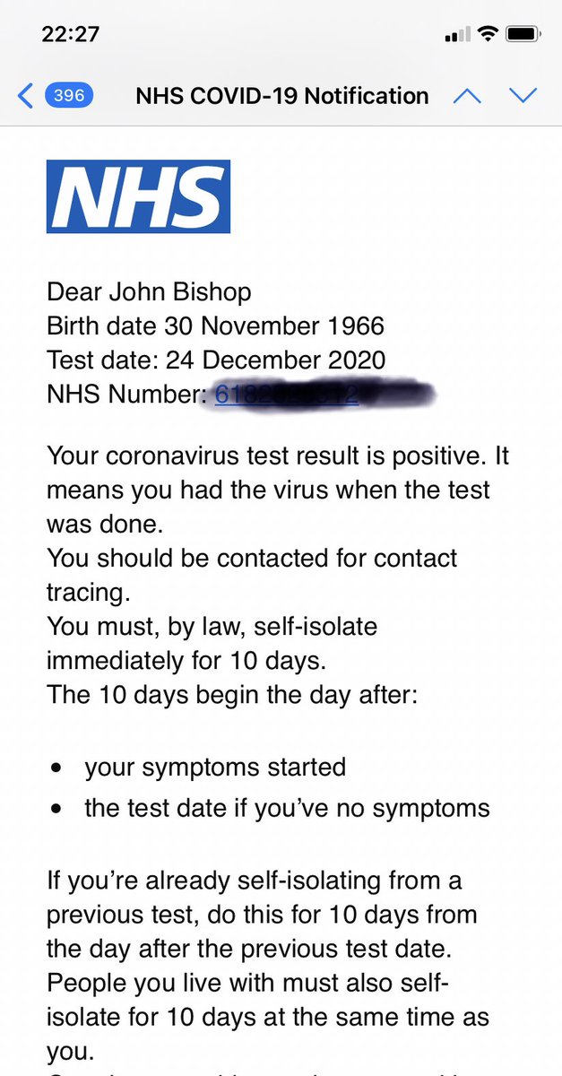 This came through on Christmas Day This is the worst illness I have ever had, debilitating headaches, muscle joint and even skin pain, dizziness, nausea, no appetite, incredibly chronic fatigue . My wife and I are fit non smokers and it's flattened us. I don't wish this on anyone