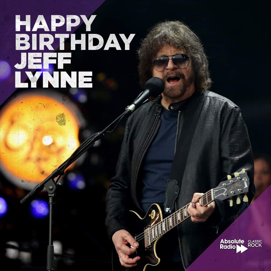 Happy 73rd birthday to Electric Light Orchestra maestro, Jeff Lynne! 