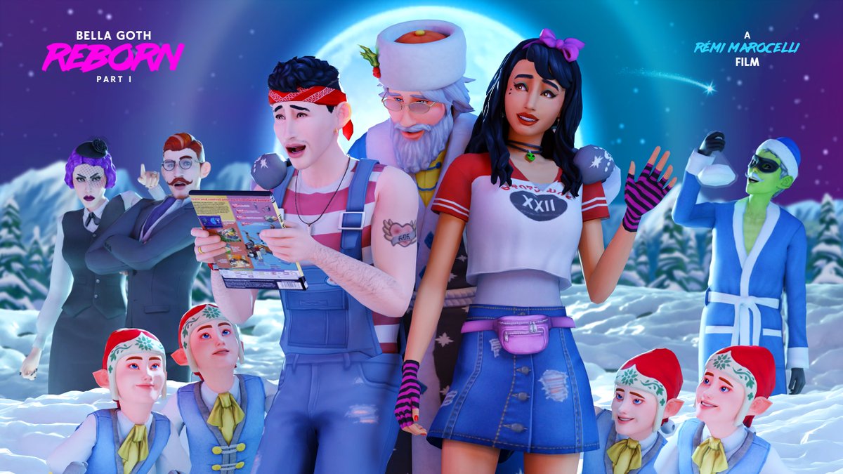lReMi07l's tweet image. IT'S OUT! Today, I can finally show you the 1st part of what I've been working on for months! Join our young Bella and Mortimer for a unique adventure on the edge of the video game, The Sims!

BELLA GOTH: REBORN #1 | Sims 4 Machinima 💫
▶️ youtu.be/Z0haupqZwJo

#TheSims4