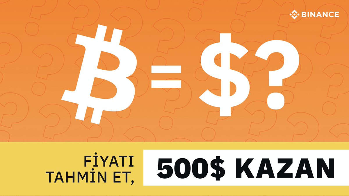 1 Ocak 03:00'da (TSİ) #Bitcoin fiyatı ne olacak?

♥️500$ #BTC kazanma şansı için bir tahminde bulunun.

Tahminler 31 Aralık 00:00 (TSİ) itibarıyla kapanır.

Katılmak için:
🔶 Tahminini yorum olarak yaz
🔶 Paylaş (Retweet)
🔶Yorum bağlantını bu forma ekle⬇️
bit.ly/BTCtahmin
