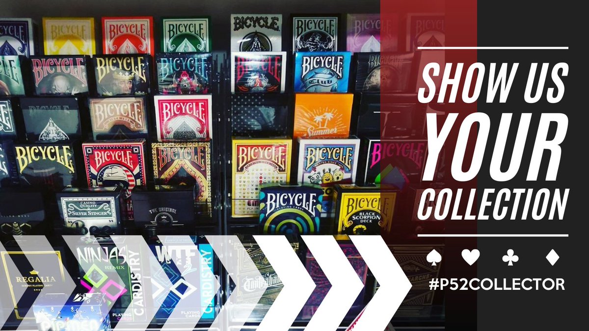 portfolio_52's tweet photo. Check out this #playingcardcollection by #P52collector @jokscollection - definitely one of the most avid #bicycleplayingcard #collectors out there! thanks for sharing! 🙌💯
Are you a #bicycle #playingcardcollector? Show us your #cardcollection! 😍😛 https://t.co/WSrYIiMdOh