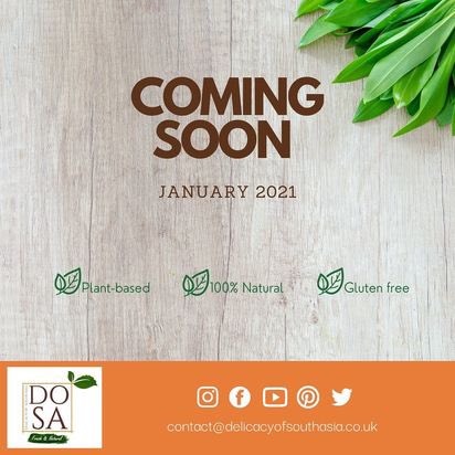 Look 👀 out for our new product launch 🎉#createyourowndelicacy #delicacyofsouthasia #healthyfood #newproductlaunch #comingsoon #plantbased #sweetorsavoury #crêpedosabatter #veganfood #veganfood #veganfriendly #versatileproduct #veganuary #veganfoodlaunch #followus
