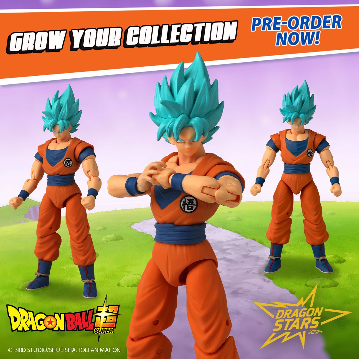 Dragon Ball Stars Super Saiyan Blue Goku Version 2 Action Figure