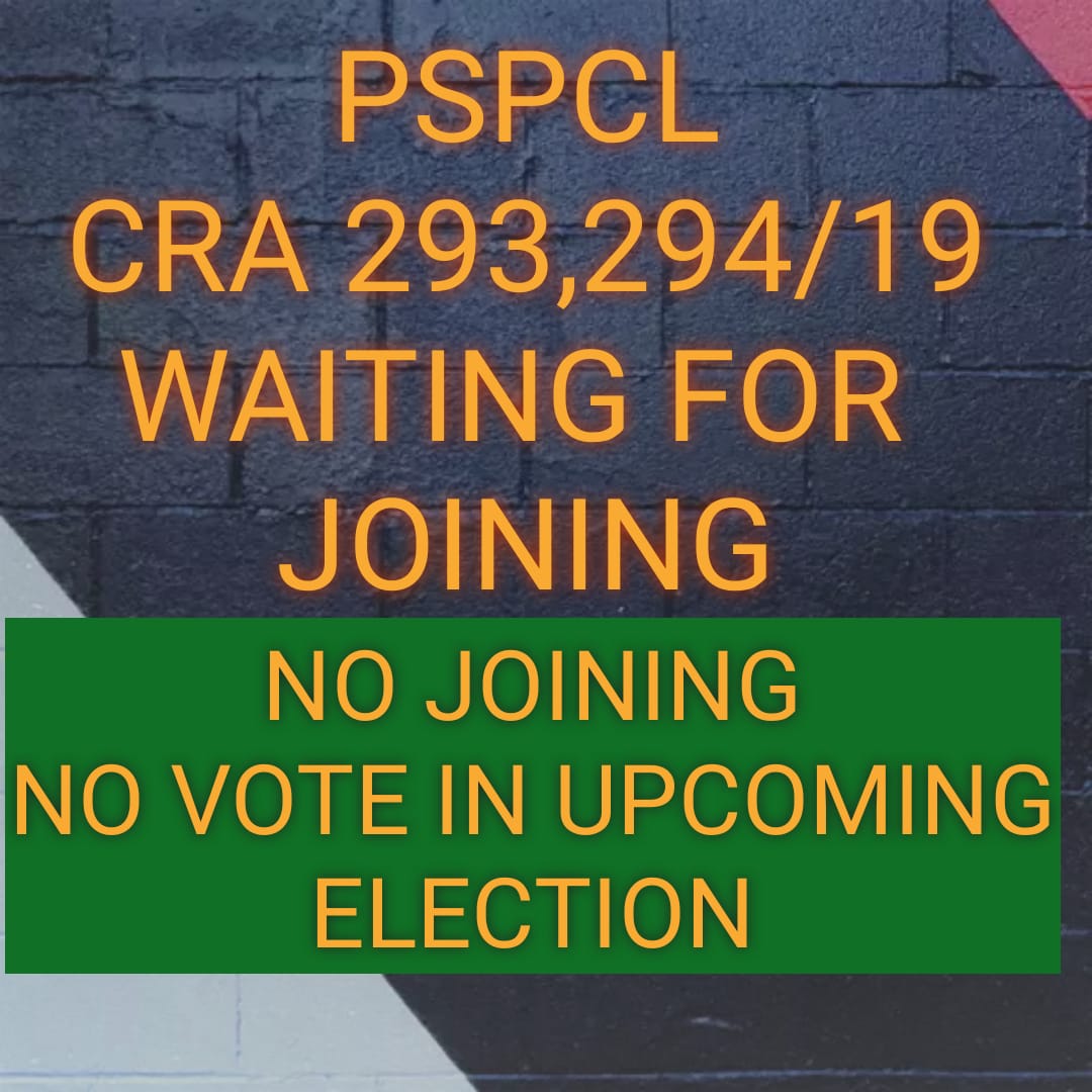 Gurpree25413888's tweet photo. @capt_amarinder #AskCaptain
@capt_amarinder
@BhagwantMann
@PSPCLPb
#pspcljoiningdeo
When the eligible candidates of CRA 294/19 &amp; 293/19 of @PSPCL will get the joining in the deptt ?
It has been more than one year since the process started. Still candidates are waiting for joining. Please help us https://t.co/NlRbhKUZ65