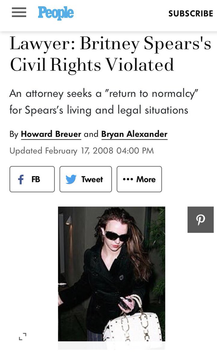 Eardly also said "the deprivation of her civil liberties by the conservator is so severe as to interfere with the effectiveness of the scheduled medication." Meaning James was being so intense, that the stress of him outweighed any benefits Brit may have been receiving from meds