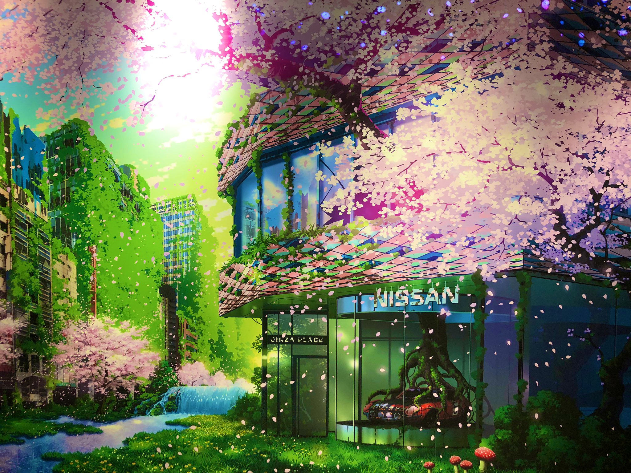 Rickey Y 複業ライター 有楽町マルイの8fで開催されている 東京幻想展示会に行ってきました 見たことない景色なのに どこかノスタルジックで 退廃と美しさのバランスが絶妙 ちなみに私は代々木駅が好きでした