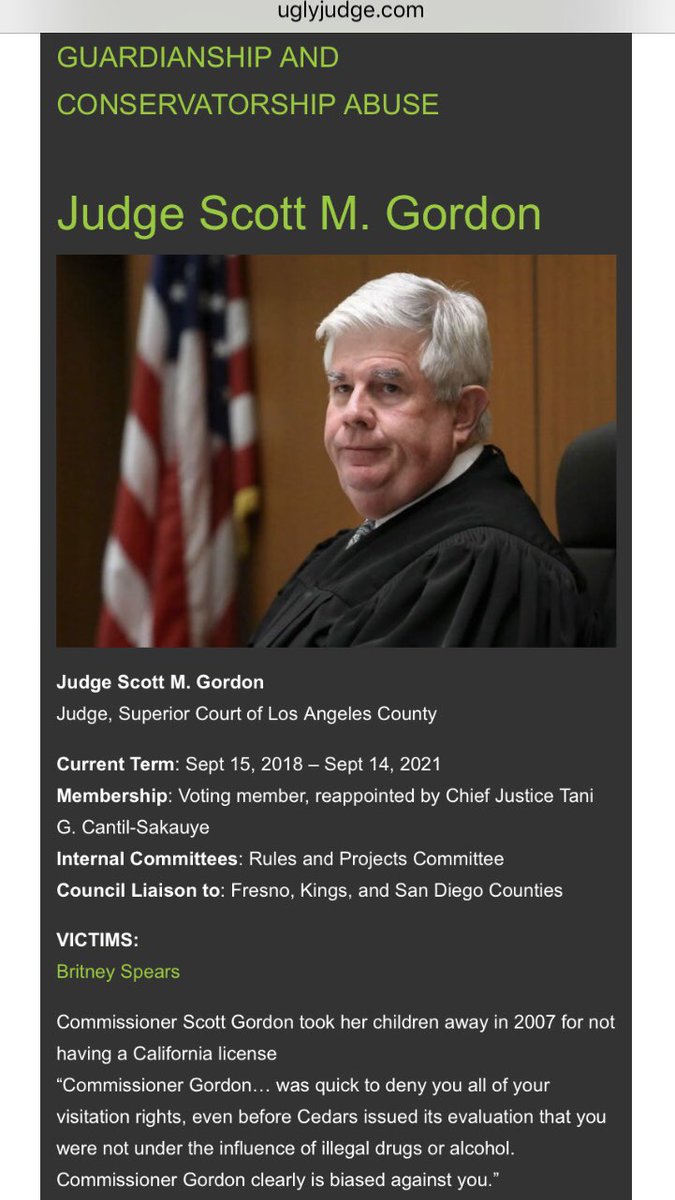 Feb 2009 Eardley reiterates to Britney that her civil rights were/are being violated and the judges are bias, "Commissioner Gordon was quick to deny you all of your visitation rights, even before Cedars issued its evaluation that you were not under the influence...”