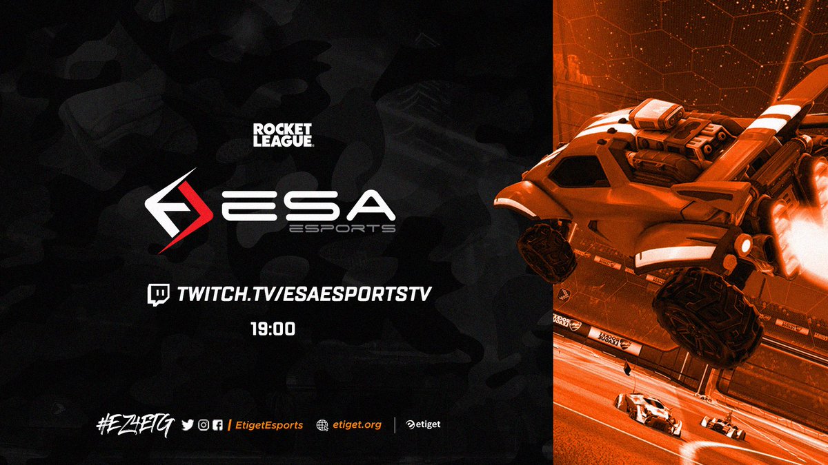 🚀 ESA Esports Rocket League Finalleri bu akşam başlıyor

🕖19:00
📺twitch.tv/esaesportstv

#EZ4ETG