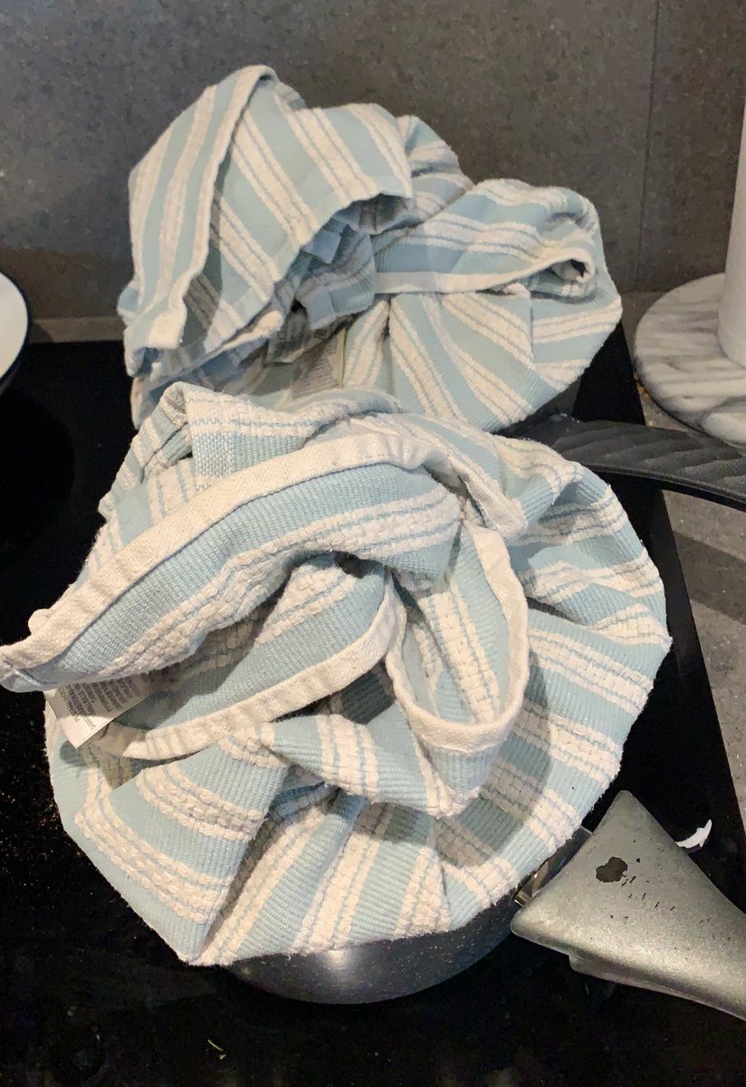  Step 8:Remember those well fitting kids for your pot? Wrap a clean towel round them. And put them on the top of the pots tightly.Low heat. Leave for 1-2 hours.DONT PICK UP THE LID TO HAVE A PEEK