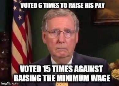 I still can’t understand why anyone would have elected him AGAIN. Seriously what is wrong with you! No one to blame but yourselves. #mitchbetterhavemymoney #MitchMcConnellHatesAmericans
