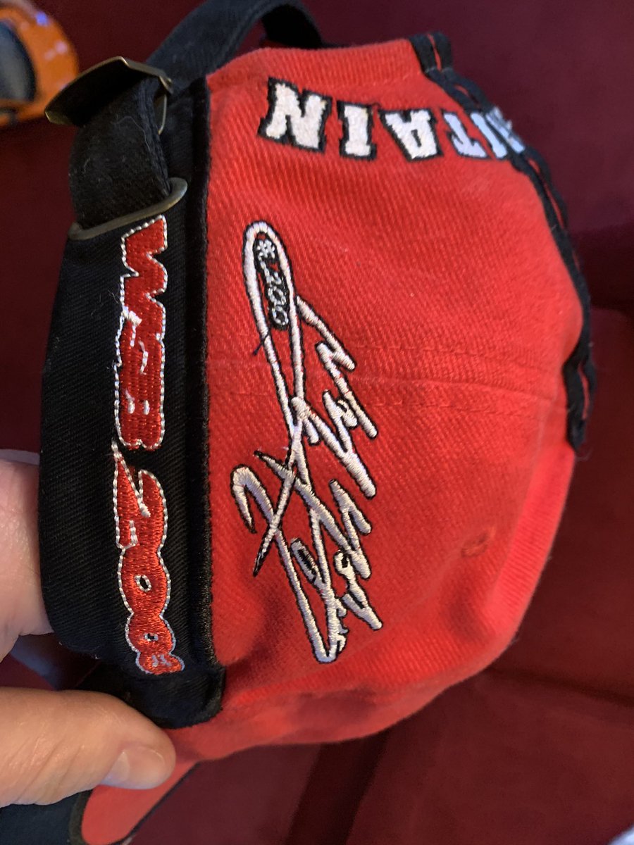 Ross52Lambeth's tweet photo. Look what I found @NeilHodgson100 i loved this hat! Wore this for years ! #wsb #2003 @DucatiMotor @DucatiUK fancy signing it for me sometime? https://t.co/xxJErvDGYo