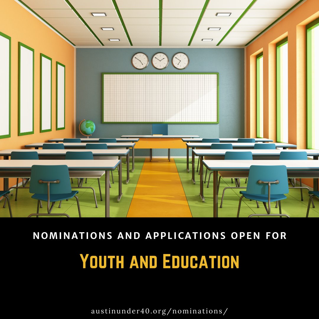 Don't forget - nominations and applications for ALL CATEGORIES closing January 7th!

Today, we're highlighting the Youth and Education category - know a superstar educator? Nominate them today!