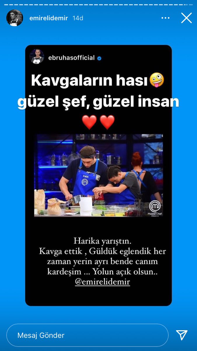 Gayet komik bir şef 👌🏻👌🏻👌🏻