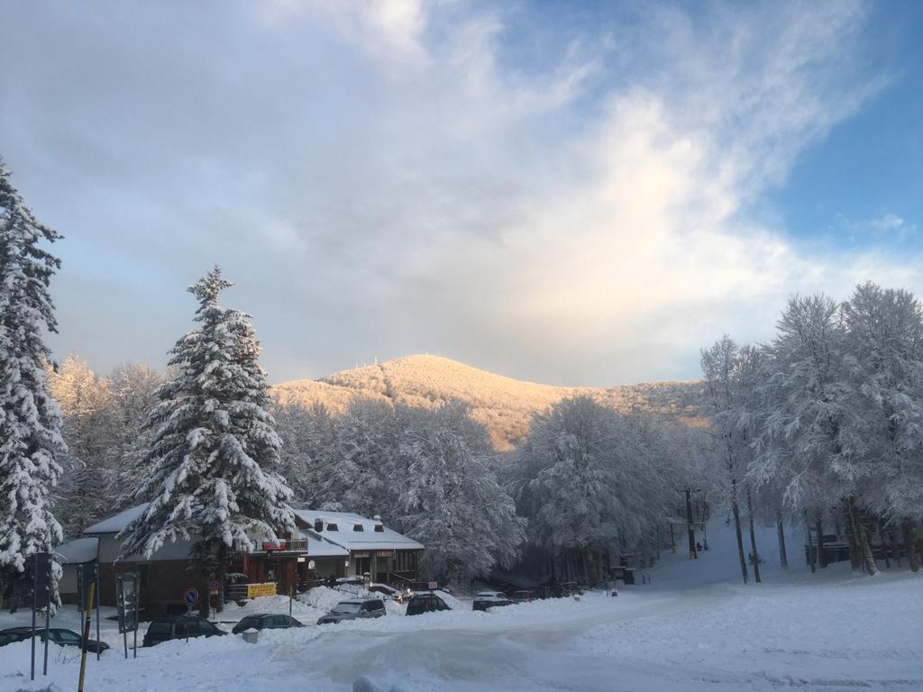 Tutto è magico quando nevica. #amiata #toscana #myamiata #tuscanytogether #redazioneTPT #VisitTuscanyIT #supportyourlocal #PEFC