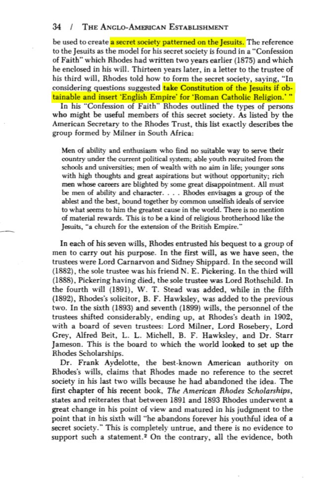 6 of 37The CFR arose from the British Round Table Movement.British statesman Cecil Rhodes (1853 - 1902) bequeathed a fortune to promote "British rule throughout the world" and "the ultimate recovery of the United States of America as an integral part of the British Empire..."