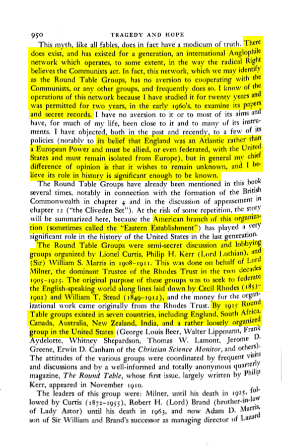 7 of 37After Rhodes's death, Alfred Milner took over his movement.Beginning in 1909, Milner set up secretive "Round Table" groups in English-speaking countries, to propagandize for a worldwide, English-speaking federation, in accordance with Rhodes's vision.