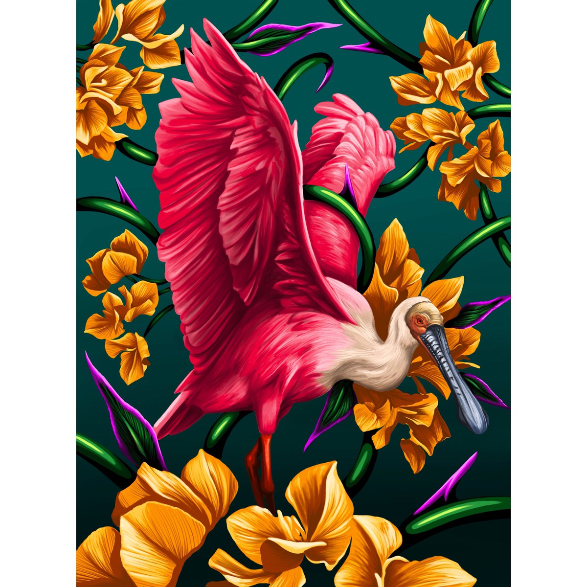 wyn317's tweet photo. Ivan Roque
"Rose Gold"
Hand-embellished with gold leaf print
13" x 19"
Signed, stamped & numbered
Edition of 20
$80 #ivanroque #wyn317 #printrelease #limitededition #goldleaf #handembellished #spoonbill #roseatespoonbill #spoonbills #fineart #artprint #evergladesnationalpark https://t.co/7DB6UeRH3m