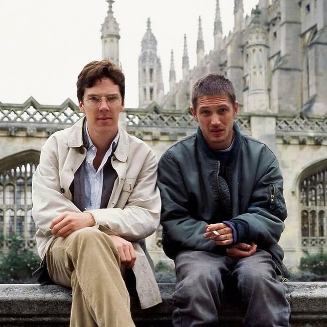 Benedict Cumberbatch and Tom Hardy. 👬