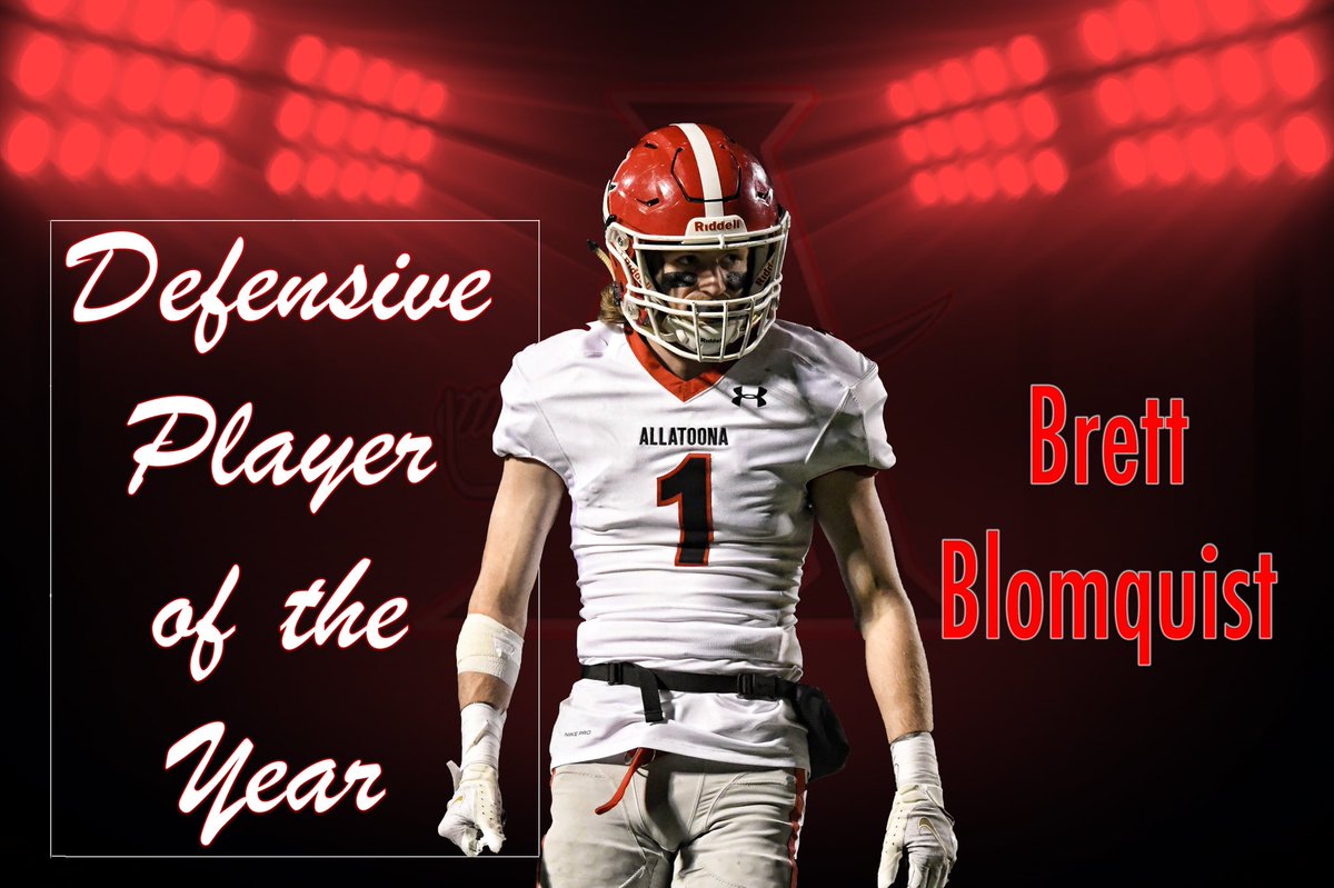 Congratulations to Gary Varner for being named Region 6-6A Coach of the Year and Brett Blomquist for being named Defensive Player of the Year