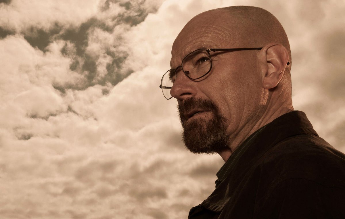 My favorite thing about Breaking Bad is its message that anyone is capable of great evil and how it's shown through Walter White's progression. The show masterfully sets up the circumstances in which the dictionary-definition of average plummets into an abyss of evil. (Thread)