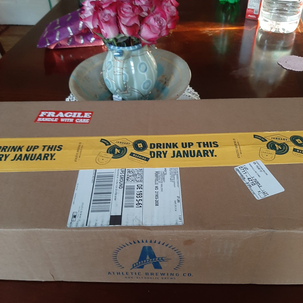 CLMalone84's tweet photo. Just in time for 2021. Let's do this. @AthleticBrewing #DrinkUpDryJanuary https://t.co/4SK5eY3pLm