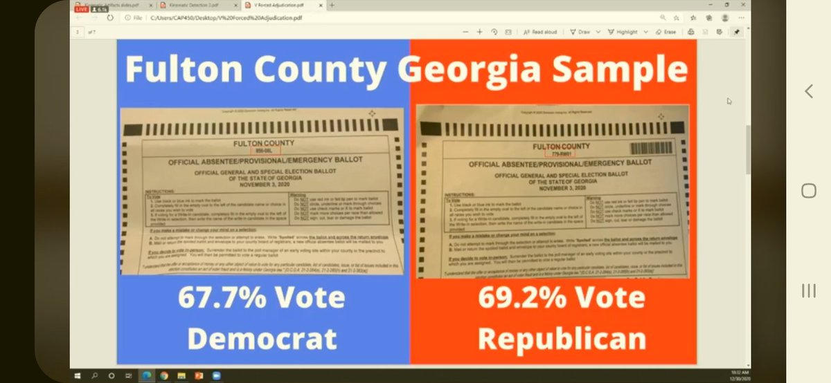 No bar code in some ballots