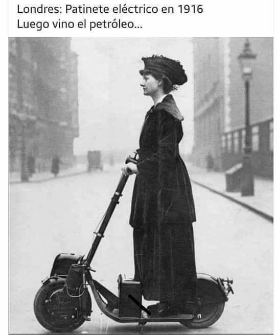 Cuando crees que con el paso del tiempo vamos avanzando y te encuentras con esta foto de 1916..👇#transicionecologica
