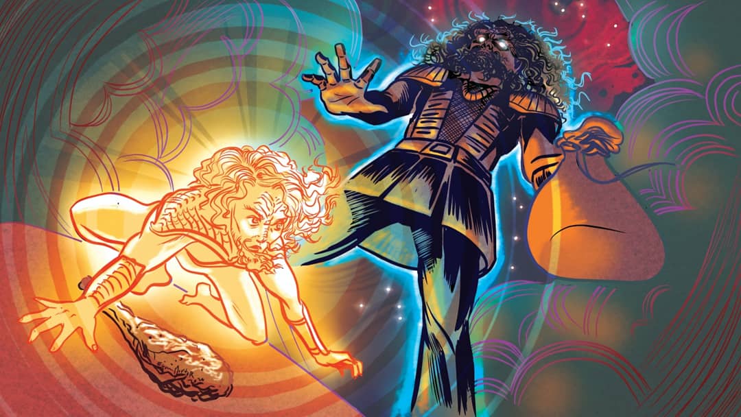 agent_Morton's tweet photo. The story of "pem, ram je" aka "Day and Night", a #Klingon creation story I illustrated for the National Museum of Language. #StarTrek #ArtistOnTwitter https://t.co/yb3nJ3WfTu