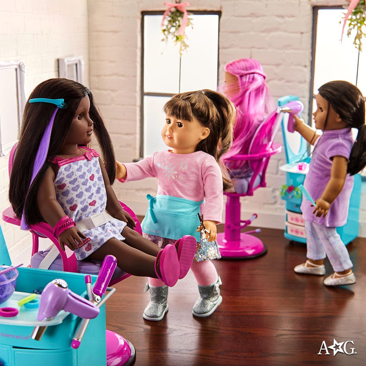 からのお American Girl Salon Chair And Wrap Set For Dolls Ab01mdtle4m0delivery Smile Products 通販