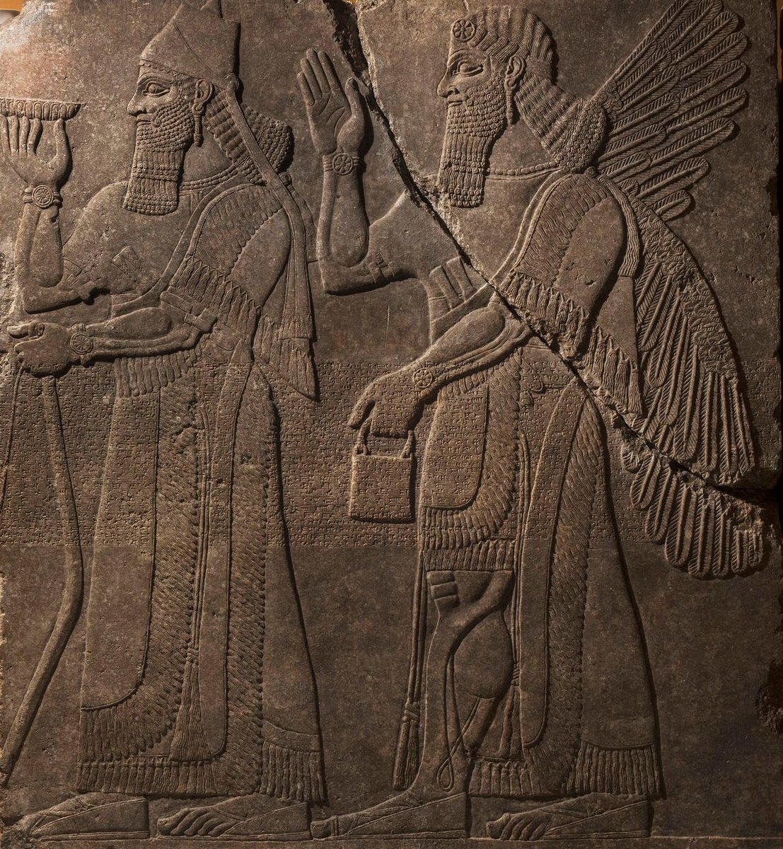 brooklynmuseum's tweet photo. Explore the palace of Ashur-nasir-pal II with #BKMEducation in today’s #HowToLook and consider the way that architecture communicates power. What buildings convey power in your communities? How are they decorated? https://t.co/F3oCXBg7Cp https://t.co/J6yRGskJ4u
