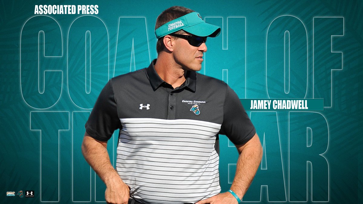 And the @AP_Top25 College Football Coach of the Year is OUR own @CoachChadwell! Congrats Coach! #BEL1EVE | #BAM | #STS | #TEALNATION goccusports.com/news/2020/12/3…